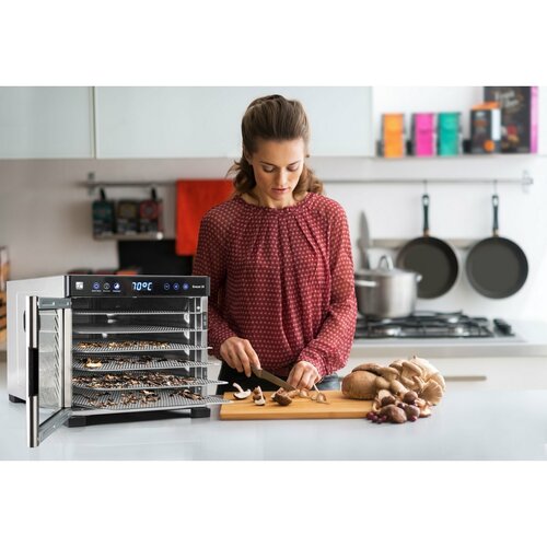 Sušička ovocia G21 Breezer s UV funkciou, nerezováoceľ