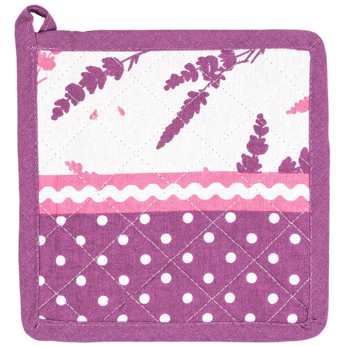 Potholder and trivet Lavender 2022, set of 2 pcs