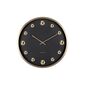 Karlsson 5971BK design ceas de perete negru, diametru 35 cm
