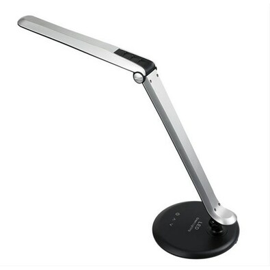 Solight LED stolní lampička dotyková šedá, 8W