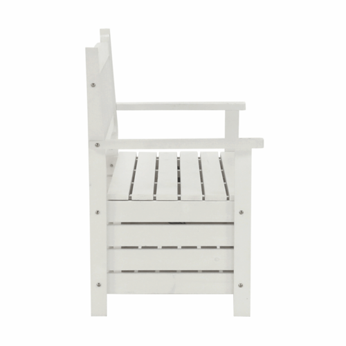 Kerti pad, fehér, 123,5 cm, DILKA