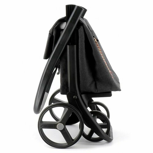 Rolser Nákupná taška na kolieskach Clec Termo Eco 8 Plus Carbon, čierna