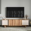 Televízny stolík Diana Beige and Walnut