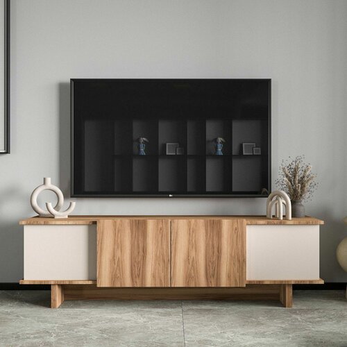 Televizní stolek Diana Beige and Walnut