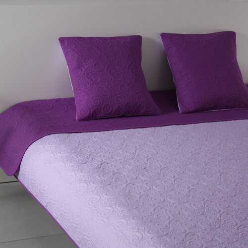 Prikrývka na posteľ Maestri fialová a svetlo fialová, 220 x 240 cm