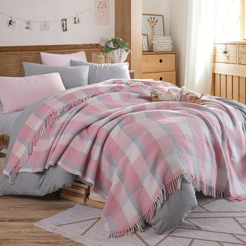 Decke Warm Soft Puderfarbe, 180 x 220 cm