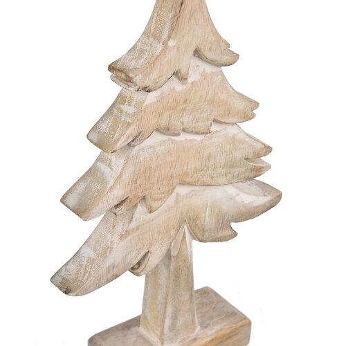 4Home Dekorace z mangového dřeva Frozen Tree, 30 cm