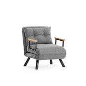 Sando Single Light Grey fotel