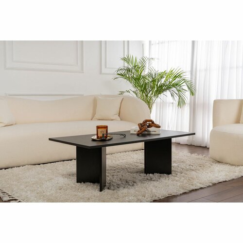 Konferenční stolek Sabin Wood Black