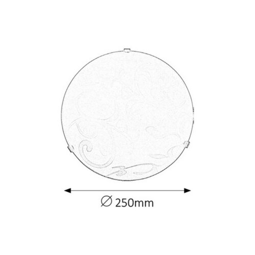 Rabalux 1845 stropní svítidlo Scroll