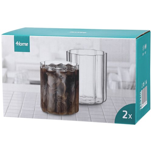 4Home Zestaw szklanek Florette 400 ml, 2 szt.