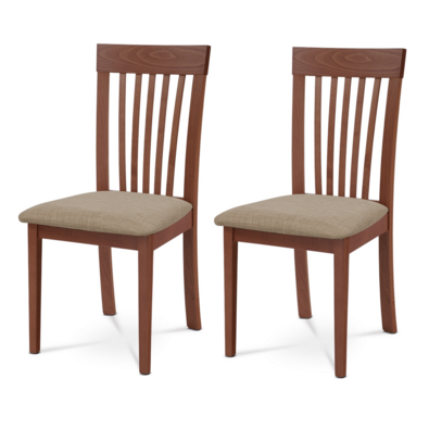 Sada jídelních židlí BC-3950, třešeň, 2 ks