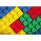 Lenjerie de pat din bumbac Legomulticoloră, 140 x 200 cm, 70 x 90 cm