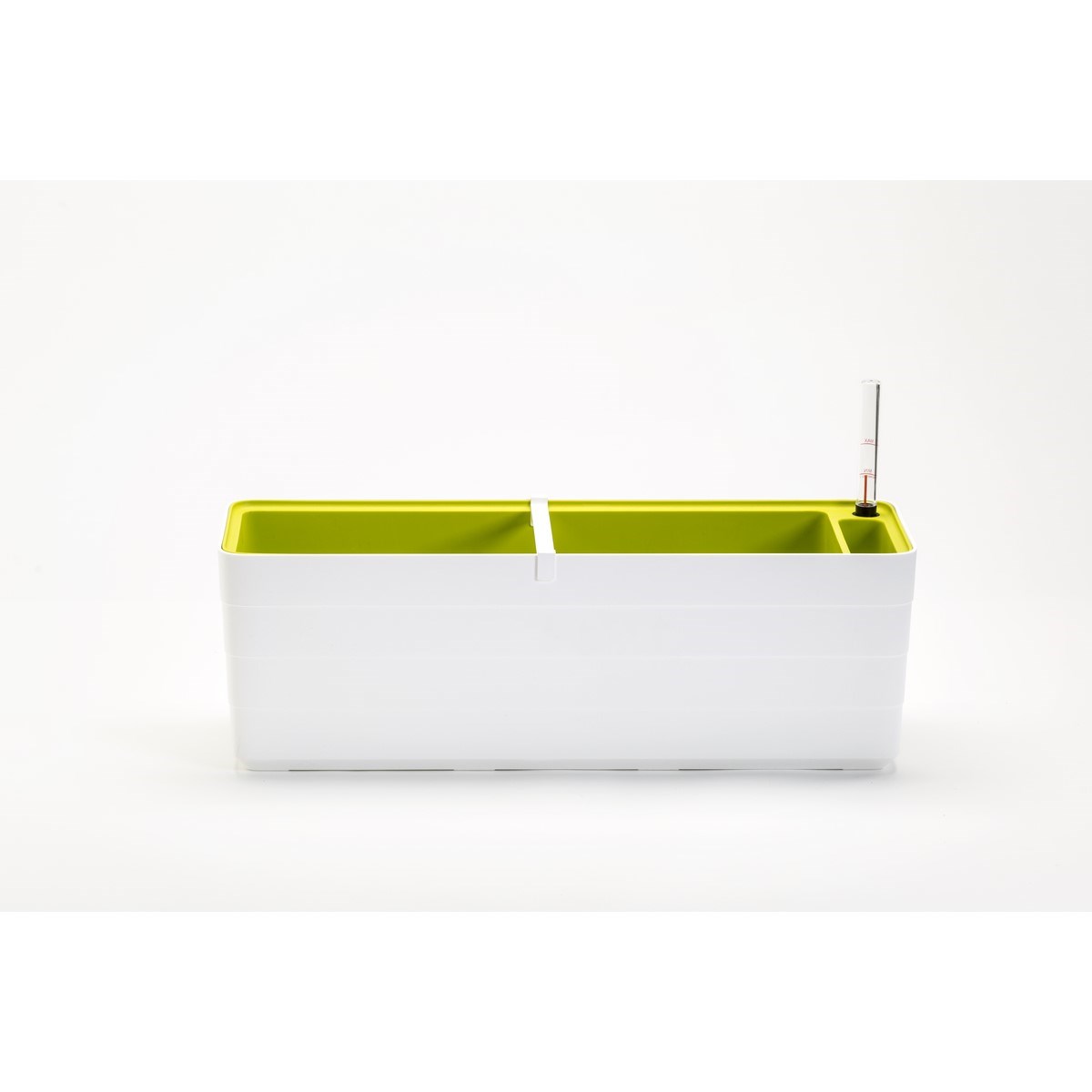 Plastia Berberis 60 önöntöző láda, fehér + zöld, 60 cm