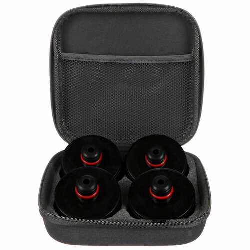 Sixtol Komplet gumijastih blazinic za vzglavnikJACK PAD SET 4T za avtomobile Tesla, 4 kosi