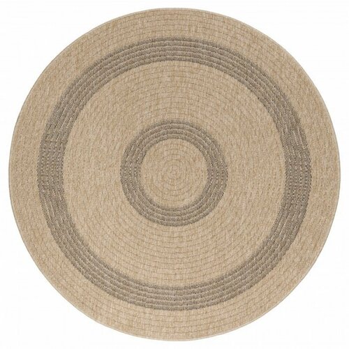 Preproga Comilla 0886 črna, premer 120 cm