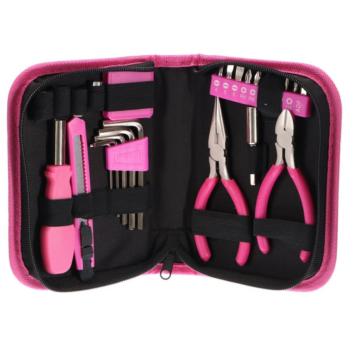 Set scule Sixtol Home Pink, 26 buc.