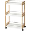 Kuhinjski voziček za serviranje in odlaganjeBamboo, 51 x 80 x 30 cm
