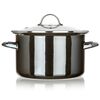 Banquet Garnek emaliowany METALLIC Black 24 cm,