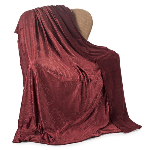 Pătură 4Home Salazar vișiniu, 150 x 200 cm