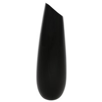 Keramická váza Drop, 7 x 26 x 7 cm, čierna