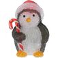 Decorațiuni de Crăciun LED Pinguin bomboane, 24 cm