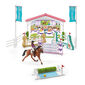 Schleich 42440 Pista de curse cu cai și infirmierecu articulații mobile