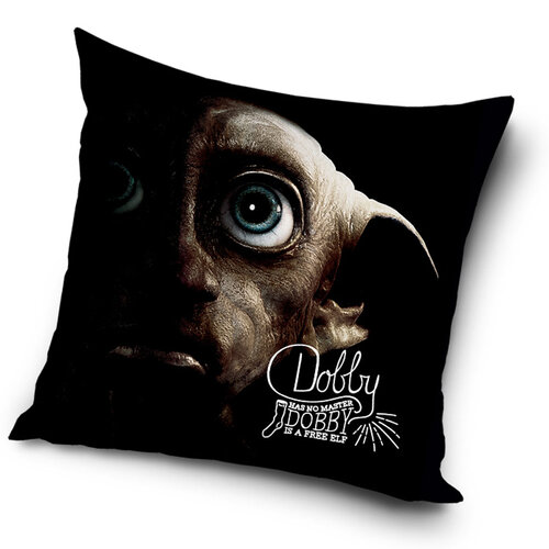 Fotografie Carbotex Povlak na polštářek Harry Potter Skřítek Dobby, 40 x 40 cm