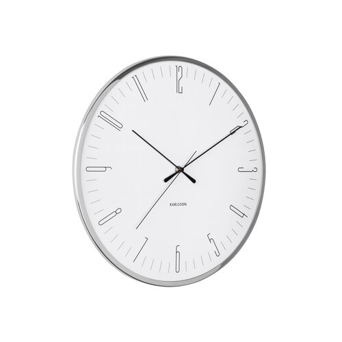 Karlsson KA5754WH Designové nástěnné hodiny, 40 cm
