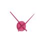 Karlsson 4348PI design ceas de perete roz, 48 cm diametru