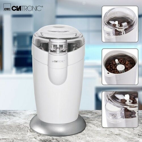 Râșniță de cafea Clatronic KSW 3306, alb