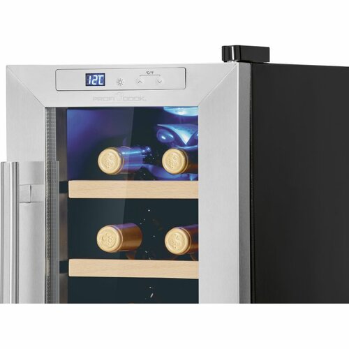 ProfiCook WK 1233 boradagoló 8 palackhoz,rozsdamentes acélból készült
