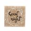 Dekoracja świecąca do zawieszenia Good night brązowy , 25 x 25 cm