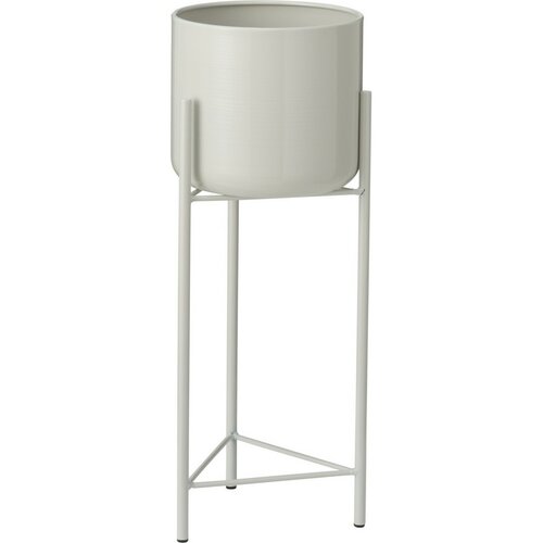 Súprava kovových stojanov na kvety Malvaro biela, 3 ks