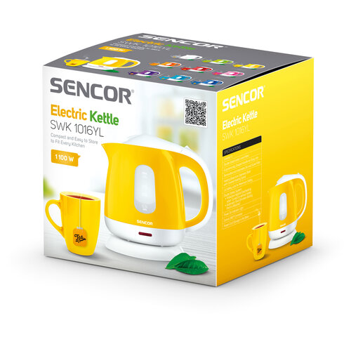 Sencor SWK 1016YL elektromos vízforraló, sárgaszínű