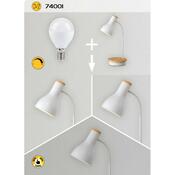 Rabalux 74001 lampa stołowa Mosley, biały