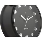 Karlsson 6019BK ceas de masă/ceas cu alarmă,negru, diametru 30 cm
