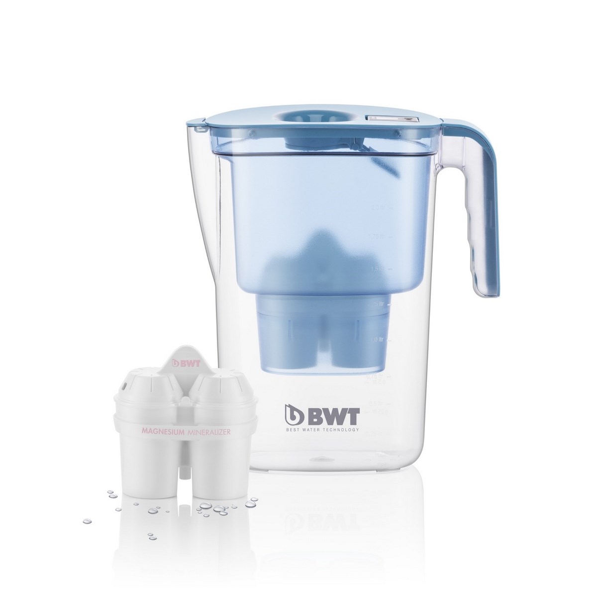 BWT filtračná kanvica Vida 2,6 l modrá + filter