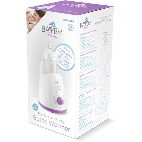 Bayby BBW 2020 ohřívač kojeneckých láhví 4v1