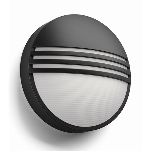 Lampă de perete cu LED Philips 17296/30/16 pentru exterior Yarrow 21 cm, negru