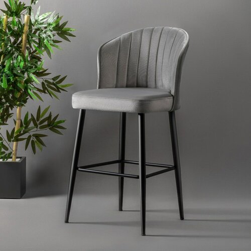 Set de scaune de bar Rubi Grey, 4 buc.