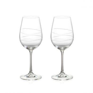 Set de pahare de vin din 2 piese Tescoma UNO VINOVista, 350 ml