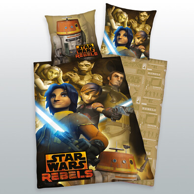 Dětské bavlněné povlečení Star Wars Rebels, 140 x 200 cm, 70 x 90 cm