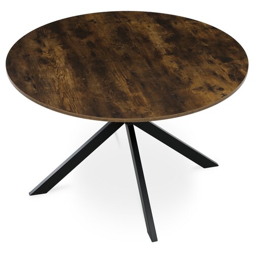 Stół jadalny 120 x 120 cm, stare drewno