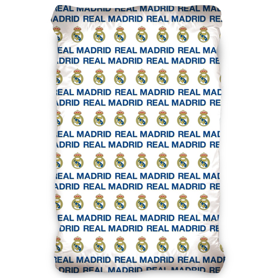 Real Madrid pamut lepedő, 90 x 200 cm