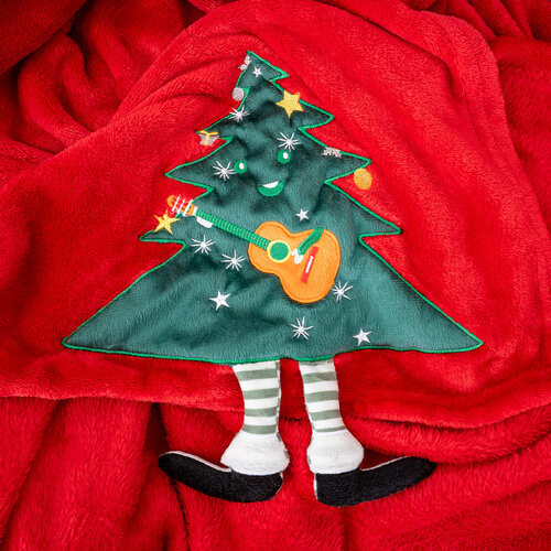 4Home Božična odeja Merry Christmas tree, 150 x200 cm