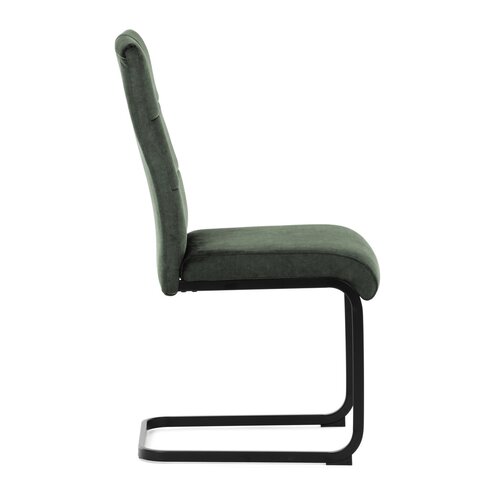 Set de scaune de sufragerie Vintage DCL-D1275GRN4, 4 buc