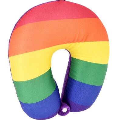 Rainbow utazási párna rózsaszín