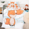 4Home Dziecięca pościel bawełniana do łóżeczka Foxes, 100 x 135 cm, 40 x 60 cm