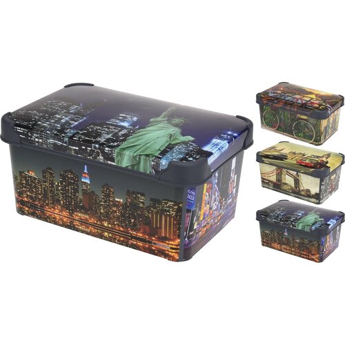 Pojemnik do przechowywania, box New York, 5 l